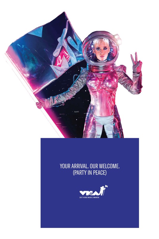 A SELECTION OF MTV VMA WELCOME POSTERS